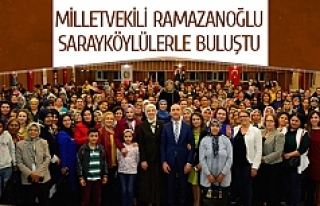 Milletvekili Ramazanoğlu Sarayköylülerle buluştu