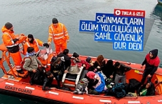 Sığınmacıların ölüm yolculuğuna Sahil Güvenlik...