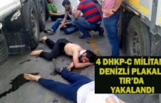 4 DHKP-C militanı Denizli plakalı TIR’da yakalandı