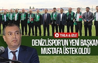 Denizlispor’un yeni Başkanı Mustafa Üstek oldu 