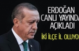 Erdoğan canlı yayında açıkladı