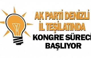 AK Parti Denizli il teşilatında kongre süreci başlıyor