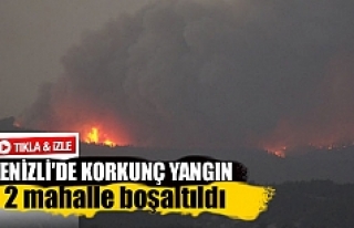 Denizli'de korkunç yangın