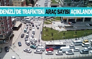 Denizli'de trafikteki araç sayısı açıklandı