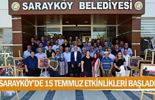 Sarayköy’de 15 Temmuz etkinlikleri başladı