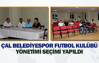 Çal Belediyespor Futbol Kulübü yönetimi seçimi...
