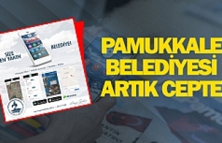 Pamukkale Belediyesi artık cepte