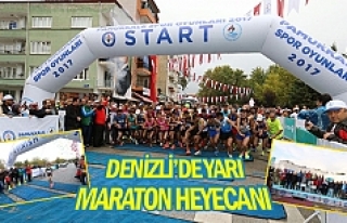 Denizli’de yarı maraton heyecanı 