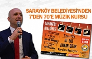 Sarayköy Belediyesi’nden 7’den 70’e müzik...