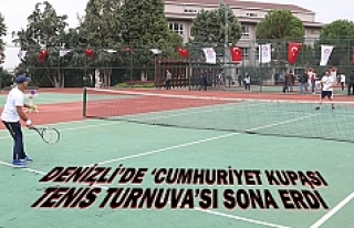 Denizli’de ‘Cumhuriyet Kupası Tenis Turnuva’sı...