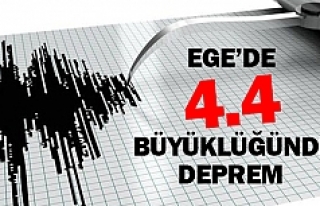Ege’de 4.4 büyüklüğünde deprem