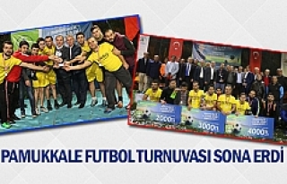 Pamukkale futbol turnuvası sona erdi 