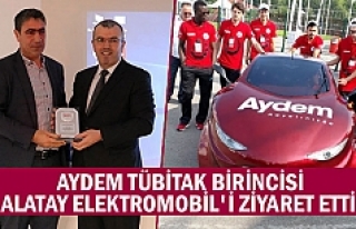 Aydem Tübitak birincisi Alatay Elektromobil'i...