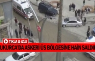 Çukurca'da askeri üs bölgesine saldırı