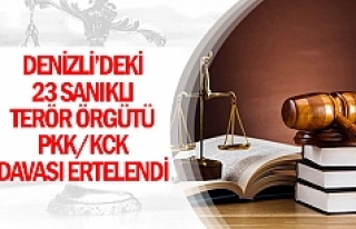Denizli’deki 23 sanıklı terör örgütü PKK/KCK...