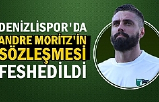 Denizlispor'da Andre Moritz'in sözleşmesi...