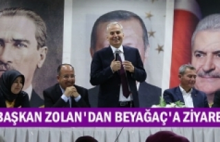 Başkan Zolan'dan Beyağaç'a ziyaret
