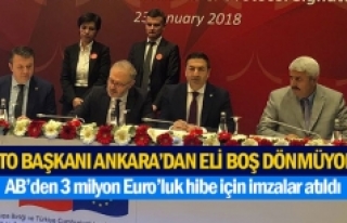 DTO Başkanı Ankara'dan eli boş dönmüyor