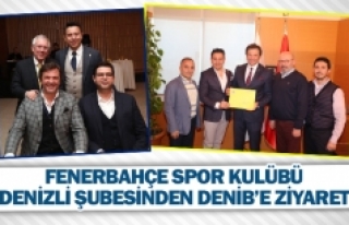 Fenerbahçe Spor Kulübü Denizli şubesinden DENİB’e...