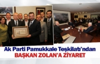 Ak Parti Pamukkale Teşkilatı’ndan Başkan Zolan’a...