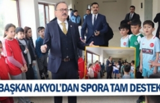 Başkan Akyol'dan spora tam destek