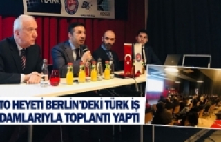 DTO heyeti Berlin’deki türk iş adamlarıyla toplantı...