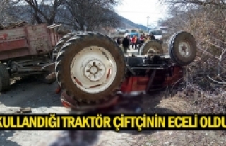 Kullandığı traktör çiftçinin eceli oldu