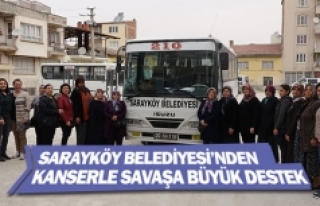 Sarayköy Belediyesi’nden kanserle savaşa büyük...