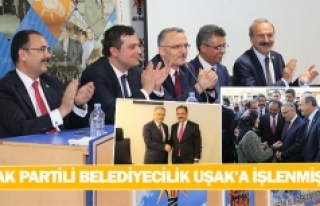 AK Partili belediyecilik Uşak’a işlenmiş