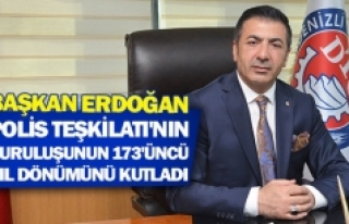 Başkan Erdoğan Polis Teşkilatı'nın kuruluşunun...