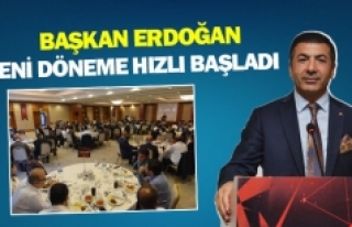 Başkan Erdoğan, yeni döneme hızlı başladı