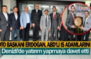 DTO Başkanı Erdoğan, ABD'li iş adamlarını...