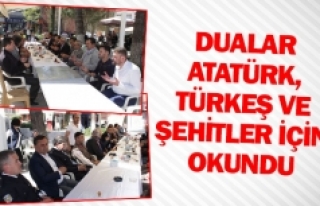 Dualar Atatürk, Türkeş ve şehitler için okundu