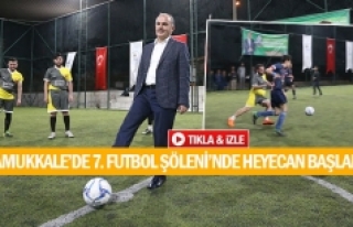 Pamukkale’de 7. Futbol Şöleni’nde heyecan başladı
