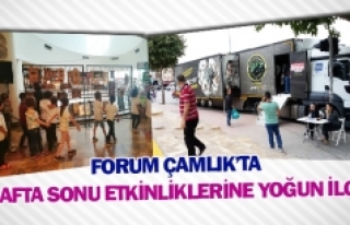 Forum Çamlık’ta hafta sonu etkinliklerine yoğun...