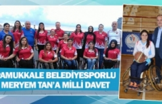 Pamukkale Belediyesporlu Meryem Tan’a milli davet