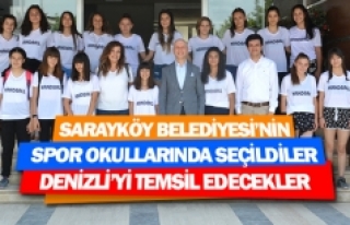 Sarayköy Belediyesi’nin spor okullarında seçildiler,...