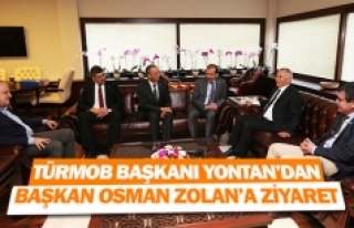 TÜRMOB Başkanı Yontan’dan Başkan Osman Zolan’a...