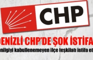 Denizli CHP’de şok istifa!