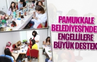 Pamukkale Belediyesi’nden engellilere büyük destek