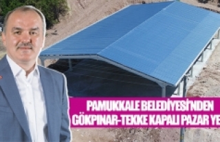 Pamukkale Belediyesi’nden Gökpınar-Tekke Kapalı...