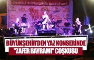 Büyükşehir’den yaz konserinde "Zafer Bayramı"...