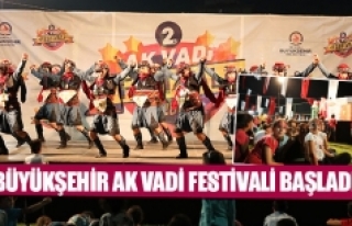 Büyükşehir Ak Vadi Festivali başladı