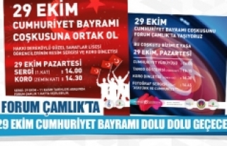 Forum Çamlık’ta 29 Ekim Cumhuriyet Bayramı dolu...
