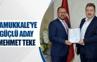 Pamukkale'ye güçlü aday Mehmet Teke