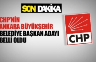 CHP’nin Ankara büyükşehir belediye başkan adayı...