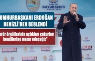 Cumhurbaşkanı Erdoğan Denizli’den seslendi