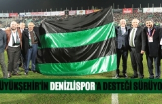 Büyükşehir'in Denizlispor'a desteği...