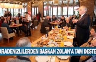Karadenizlilerden Başkan Osman Zolan’a tam destek