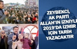 Zeybekci, AK Parti Allah’ın izniyle 2019’da İzmir...
